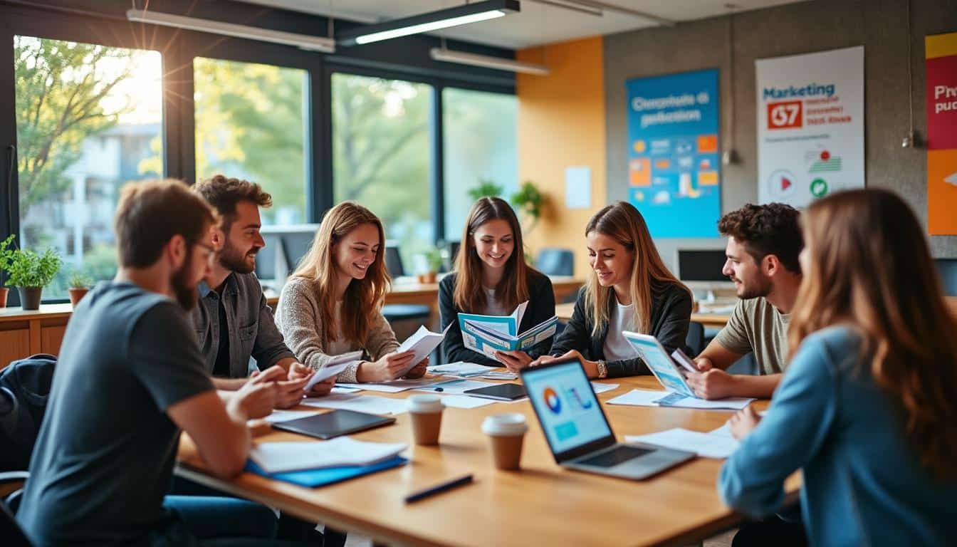 Illustration: Comparaison du BTS marketing digital avec d’autres formations en marketing et communication