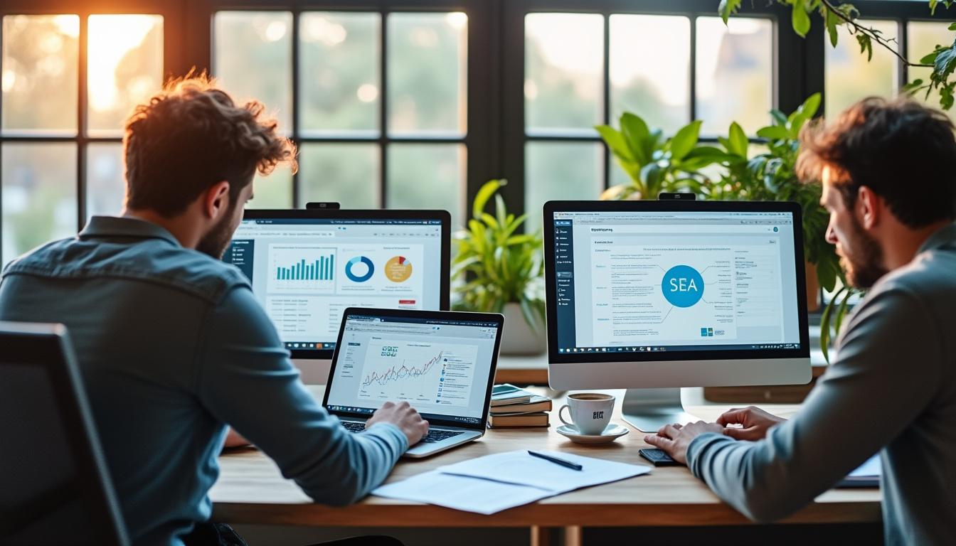 Illustration: Les principales différences entre le SEO et le SEA à connaître