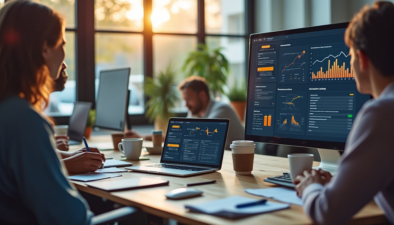 Illustration: Les avantages du SaaS pour les entreprises et la stratégie de marketing digital