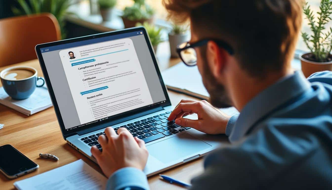 Illustration: Les éléments essentiels à inclure dans son CV en marketing digital