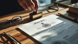 Logo des notaires : symbole de confiance et identité visuelle officielle