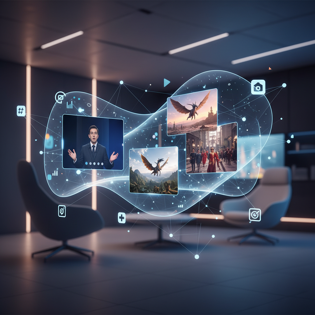 Ind&eacute;pendant produisant des visuels marketing gr&acirc;ce &agrave; un service de transformation visuelle par IA